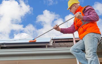 Woodsford soft wash roof cleaning